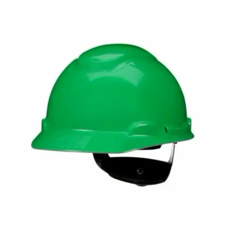 3M SecureFit Hard Hat 4-Point Pressure Diffusion Ratchet Suspension Green