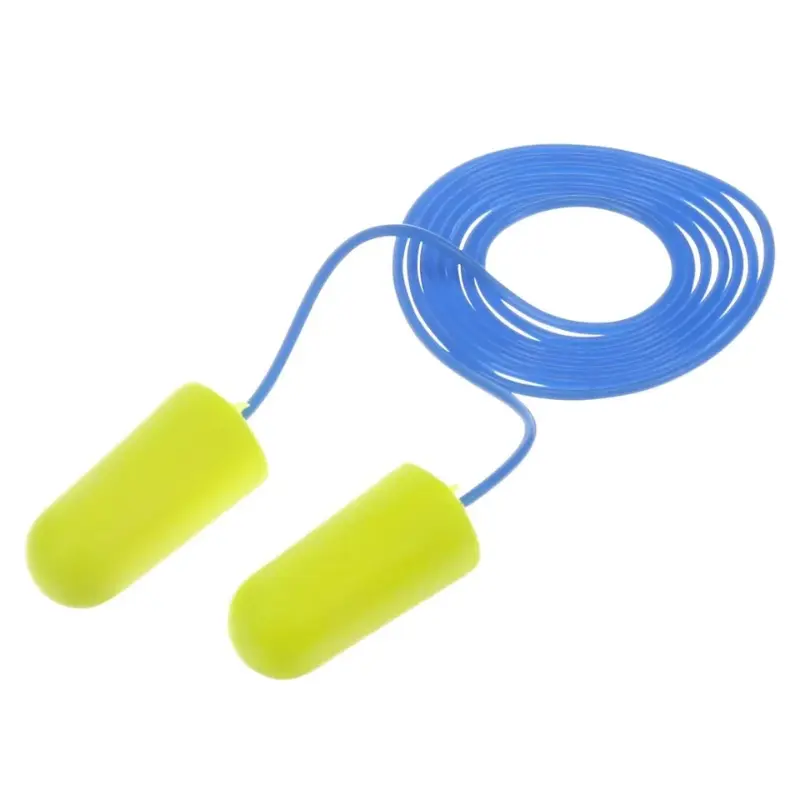 3M Yellow Neons Earplugs with Corded in Regular Size