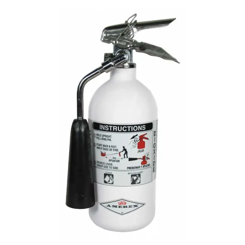 Amerex 5lb Non-Magnetic CO2 Fire Extinguisher