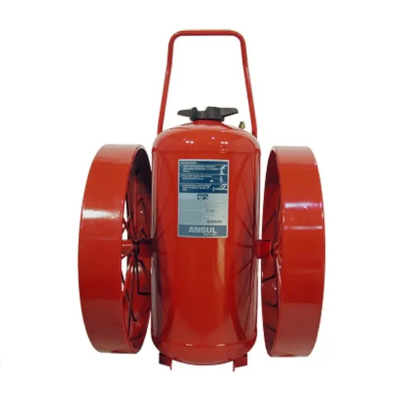 Ansul Red Line Wheeled Purple K Dry Chemical Fire Extinguisher