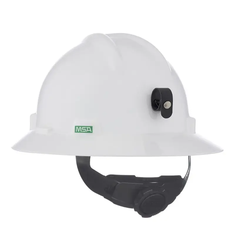 MSA V-gard Slotted Full-brim Protective Hard Hat