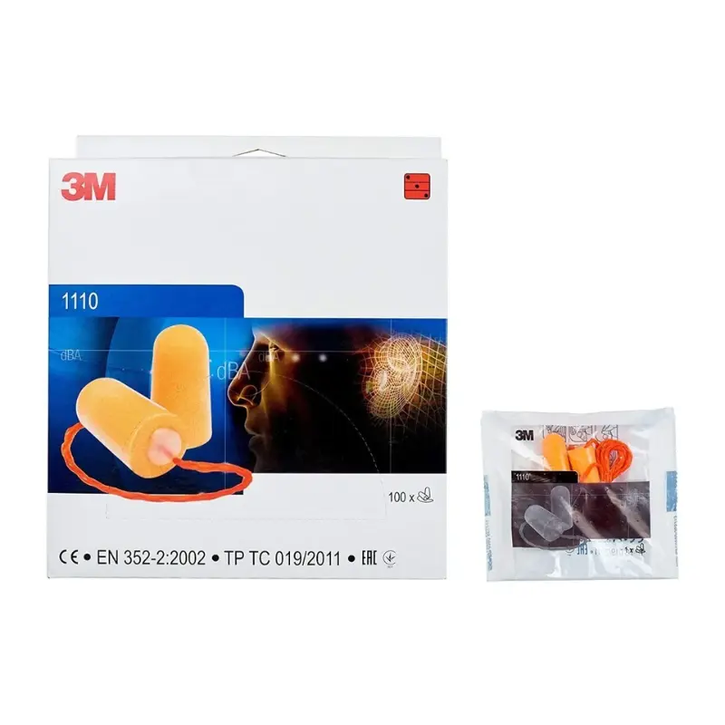 3M Corded Foam with Noise Reduction Ear Plugs