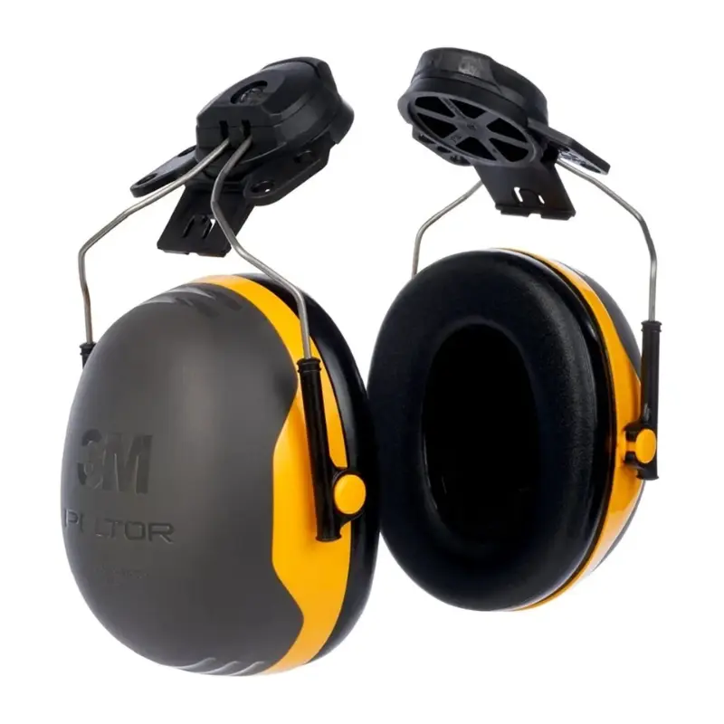 3M Peltor X2 Earmuffs Hard Hat Attached