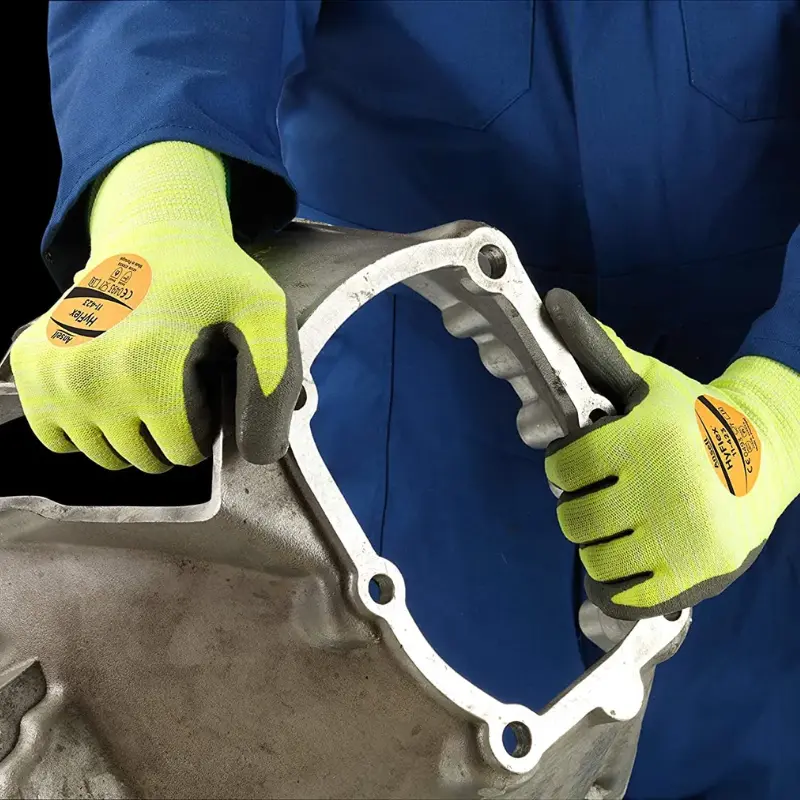 Ansell HyFlex Synthetically Dipped with Palm Coated Heat-Resistant Gloves