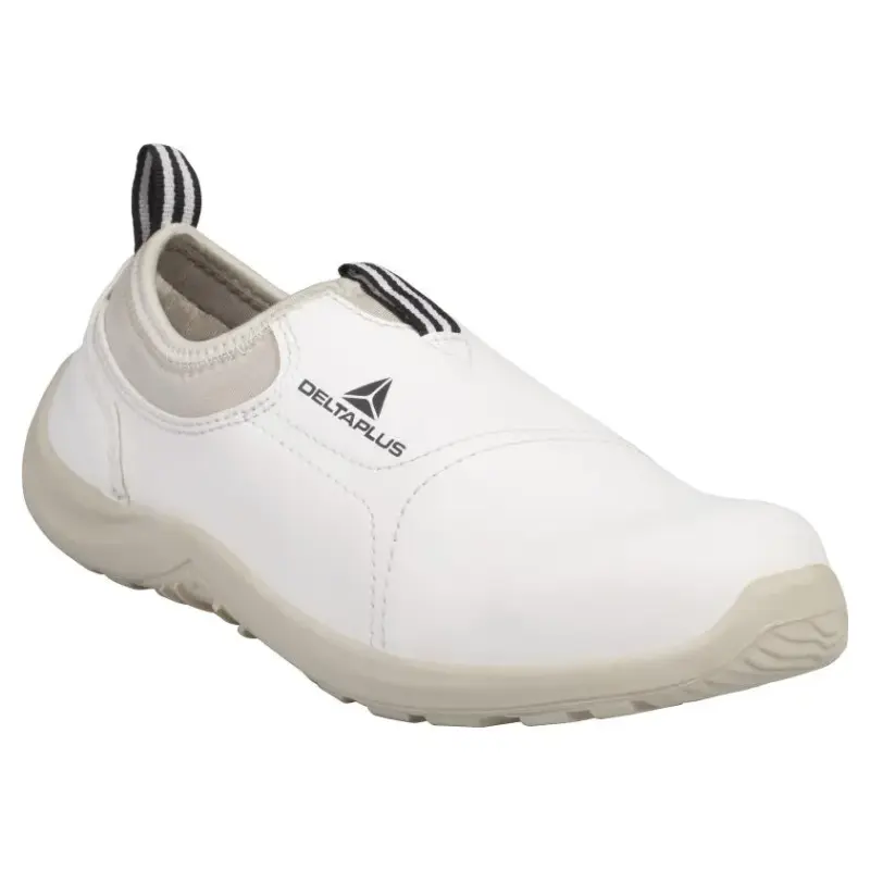 DeltaPlus Miami S2 SRC Unisex Slip-On White Safety Shoes