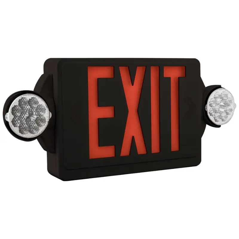 Lithonia Lighting LHQM Exit Sign with 2 LED Emergency Light