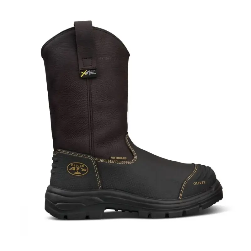 Oliver 240mm Brown Pull On Riggers Boot