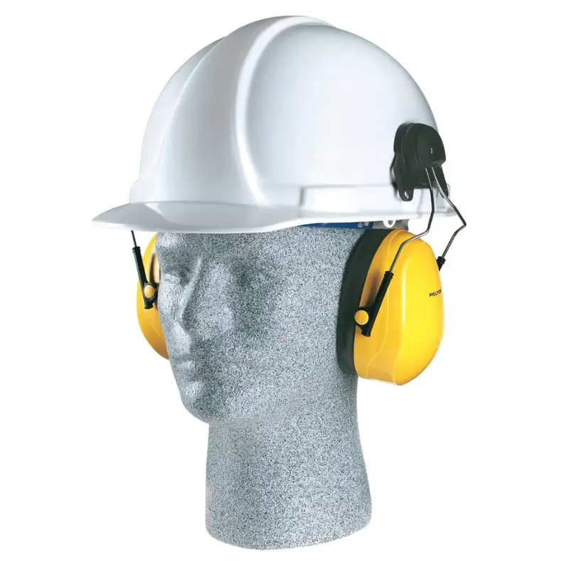 Optime Cap-Mount Earmuffs with Hearing Conservation