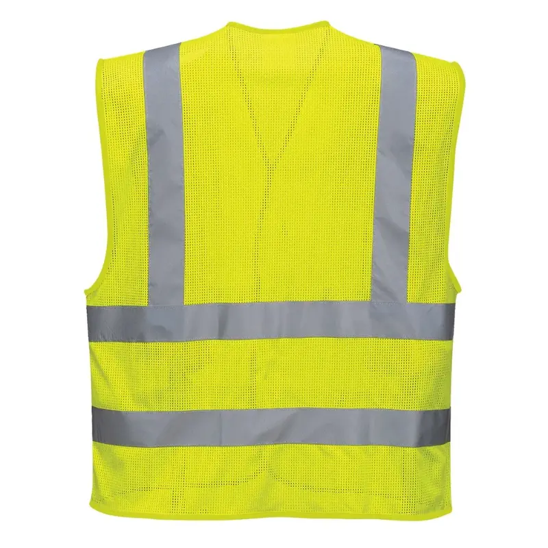 PORTWEST C370 Yellow High Visibility Vest Mesh Air Vest