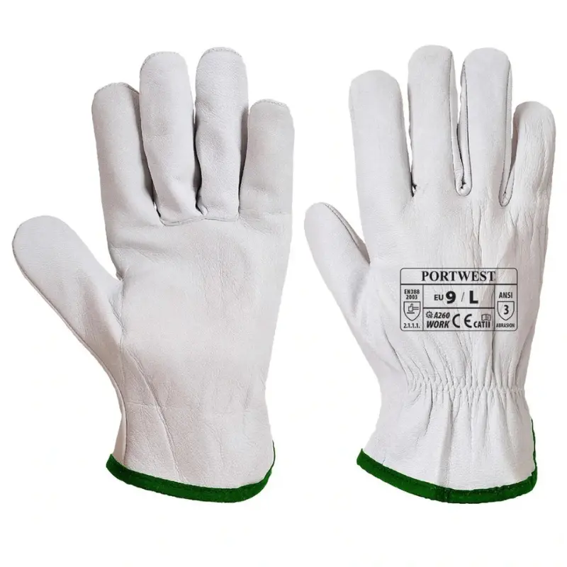 Portwest Oves Leather Sheep and Goat Skin Driver Gloves