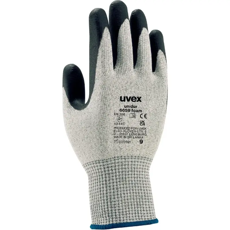 UVEX High Cut Resistance Gloves with Nitrile Rubber Coating