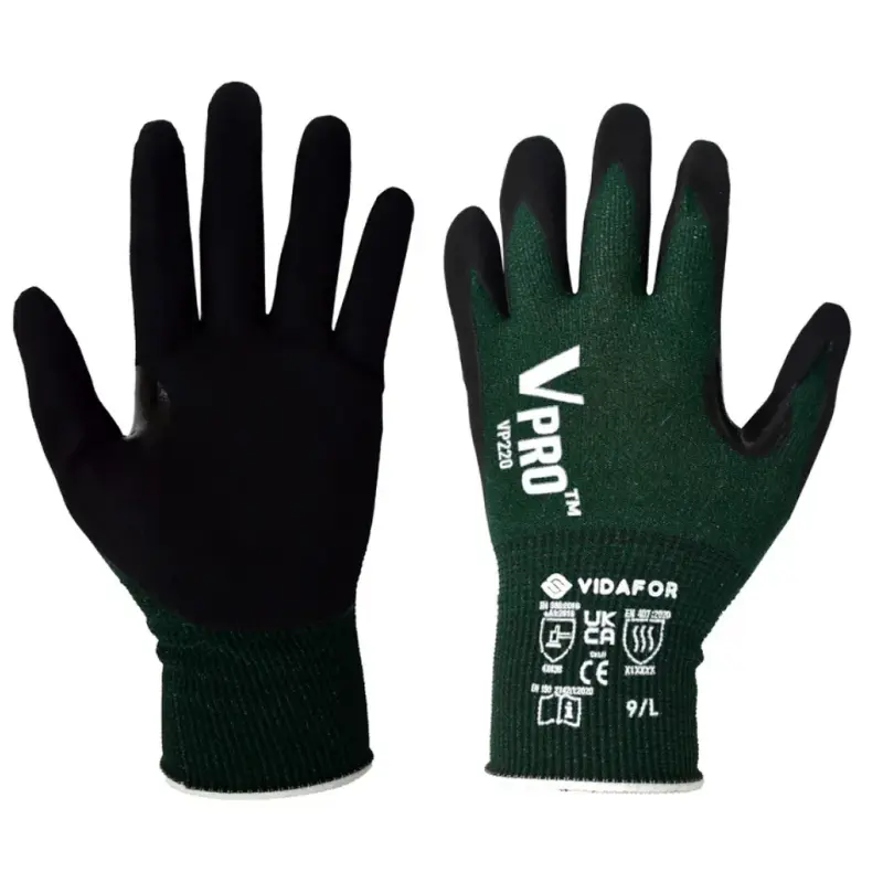 Vidafor VPro Cut Protection Glove Level B A2 with NBR Foam Coating