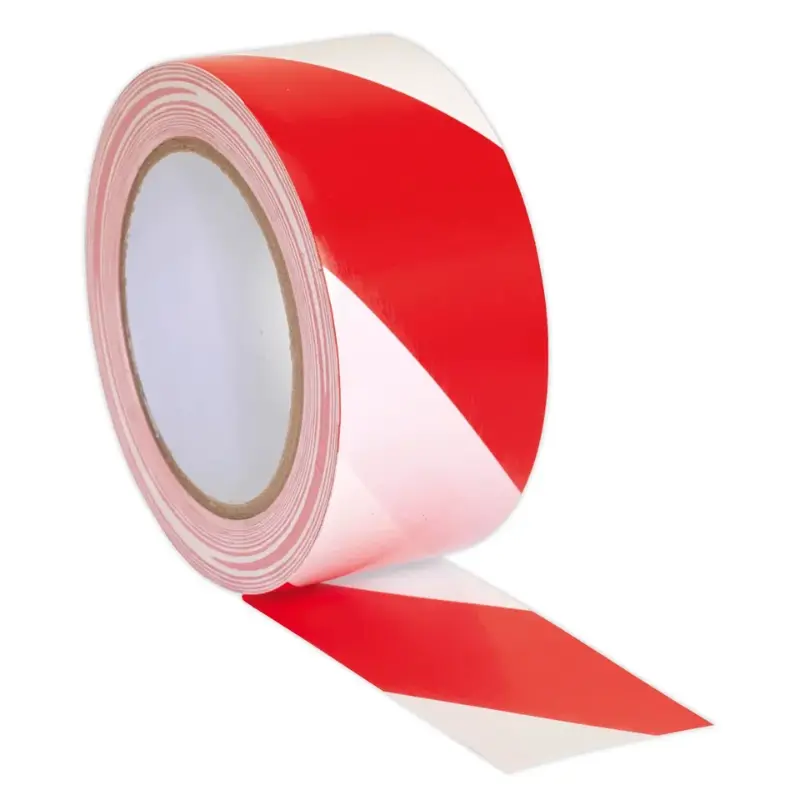 ZIBO Red and White Warning Tape